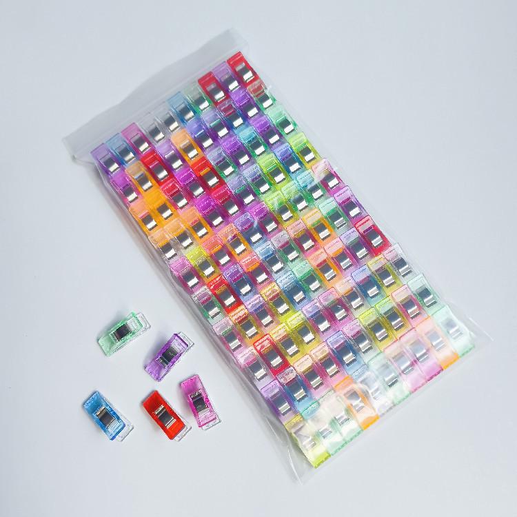 Набор из 60 красных и белых зажимов для окантовки края для шитья и пэчворка