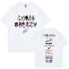 Hip Hop Artist Album Printed Short Sleeve Retro T-Shirt Fashion Casual Loose T-Shirt Sport Trend Streetwear Crew Neck Top Unisex