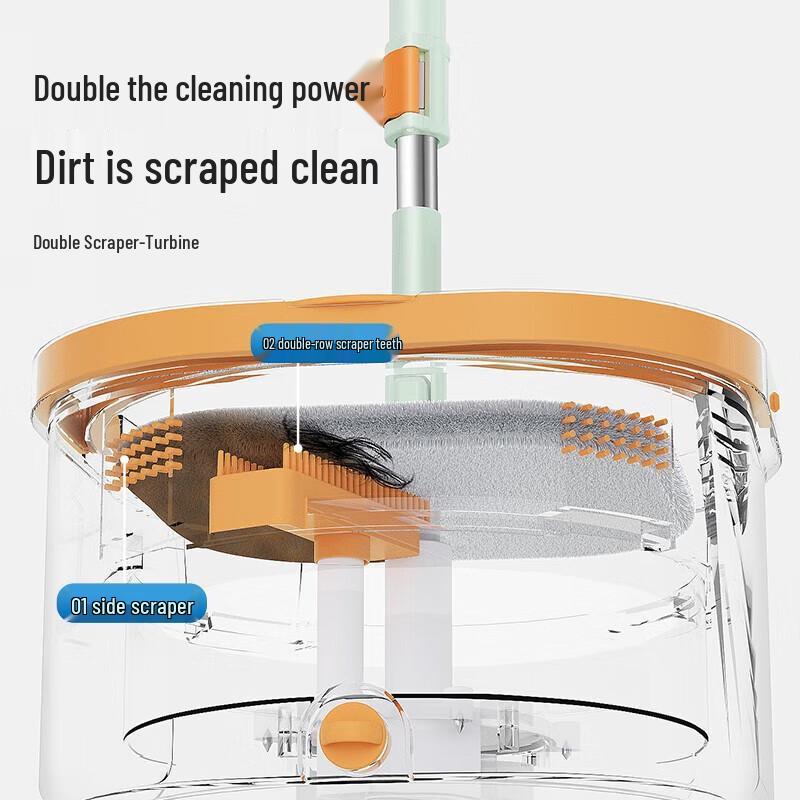 Meitianle Cool Third Gen Hands-Free Flat Mop