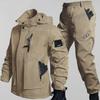 Wear-resistant Overalls Suit Men's Outdoor Construction Site Construction Auto Repair Factory Clothing Dirt-resistant and Tear-proof Clothing