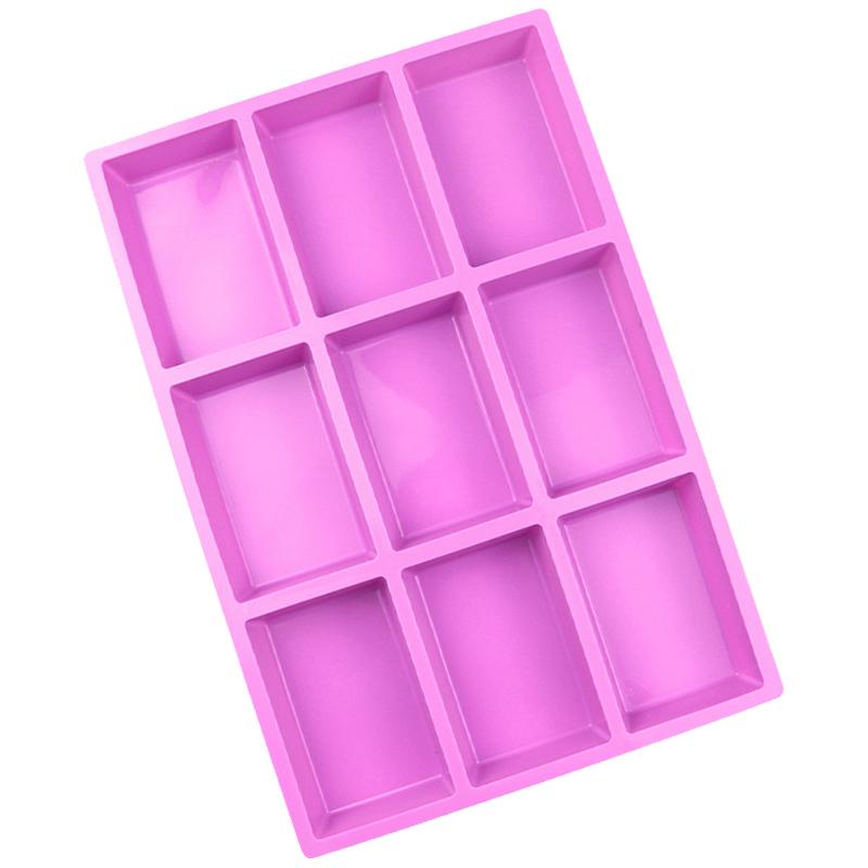 Mini Loaf Pan Bread Baking Tray Cheese Cake Silicone Mold Rectangle Diy Soap Pastry Mould Kitchen Accessories