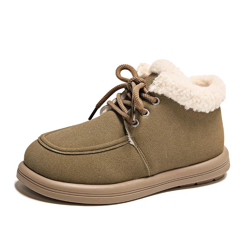 New 2024 Women's Snow Boots Winter Warm Plush Boots Women's Winter Casual Shoes Women's Ankle Fashion Boots Platform Shoes