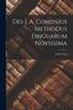 Книга Des J. A. Comenius Methodus Linguarum Novissima