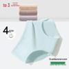 Hongdou Women's Cloud-Feel Cotton Spandex Antibacterial Underwear Multi-Pack