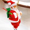 2025 Electric Rope Climbing Santa Claus Musical Toys For Christmas Tree Hanging Pendant Ornament Decor X-mas Decorations