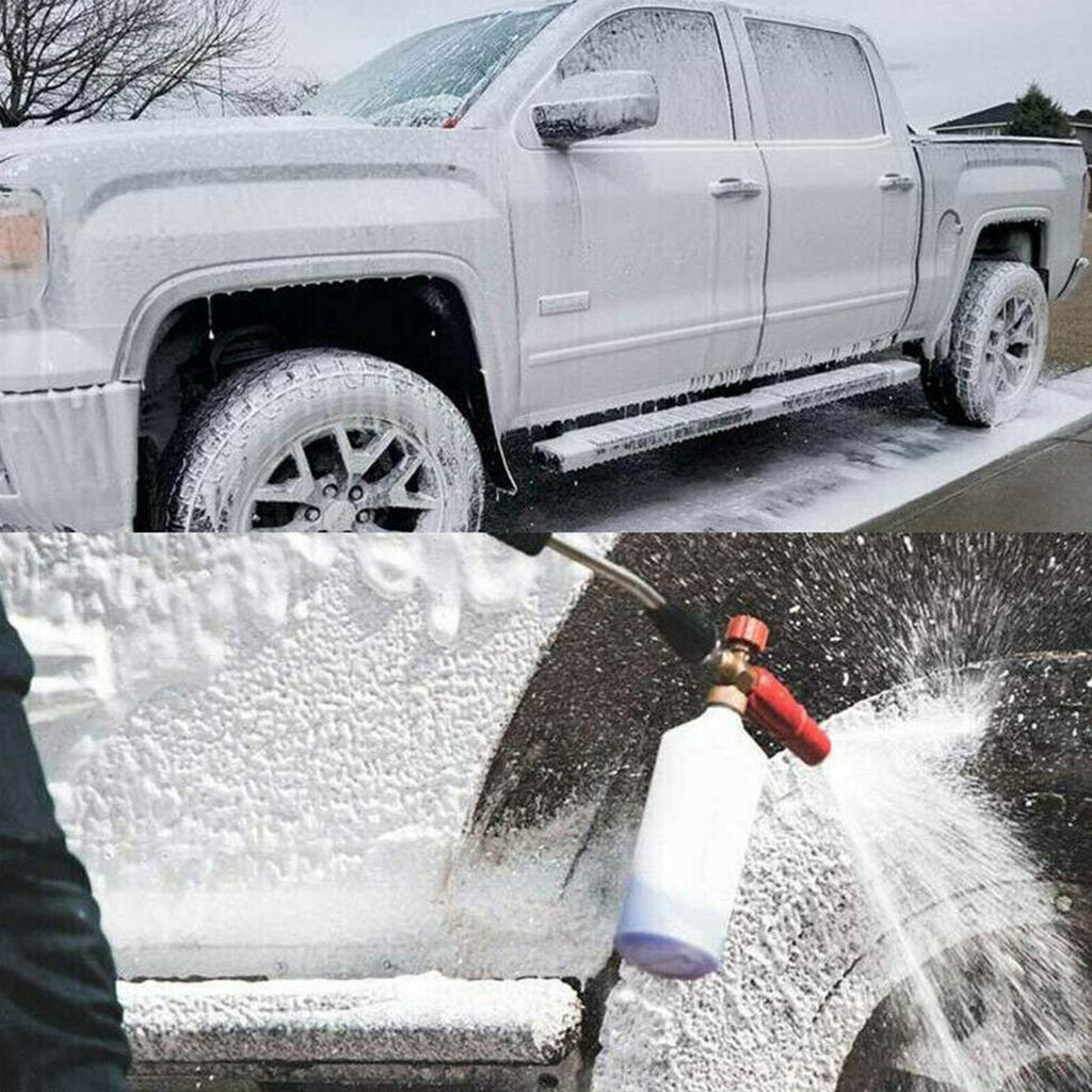 Аксессуары для мойки автомобилей, пенная пушка высокого давления, пенная насадка для снега, быстрое соединение 1/4 для водяного пистолета для мойки автомобилей