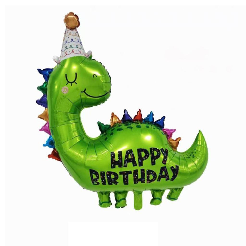 New Happy Birthday Dinosaur Balloons Party Decor Dino Boys Children Safari Jungle Party Supplies