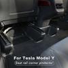 For Tesla Model Y    Front Rear Seat Kick Protection Shell Decorative Cover Seat Rail Corner Protector Accessories
