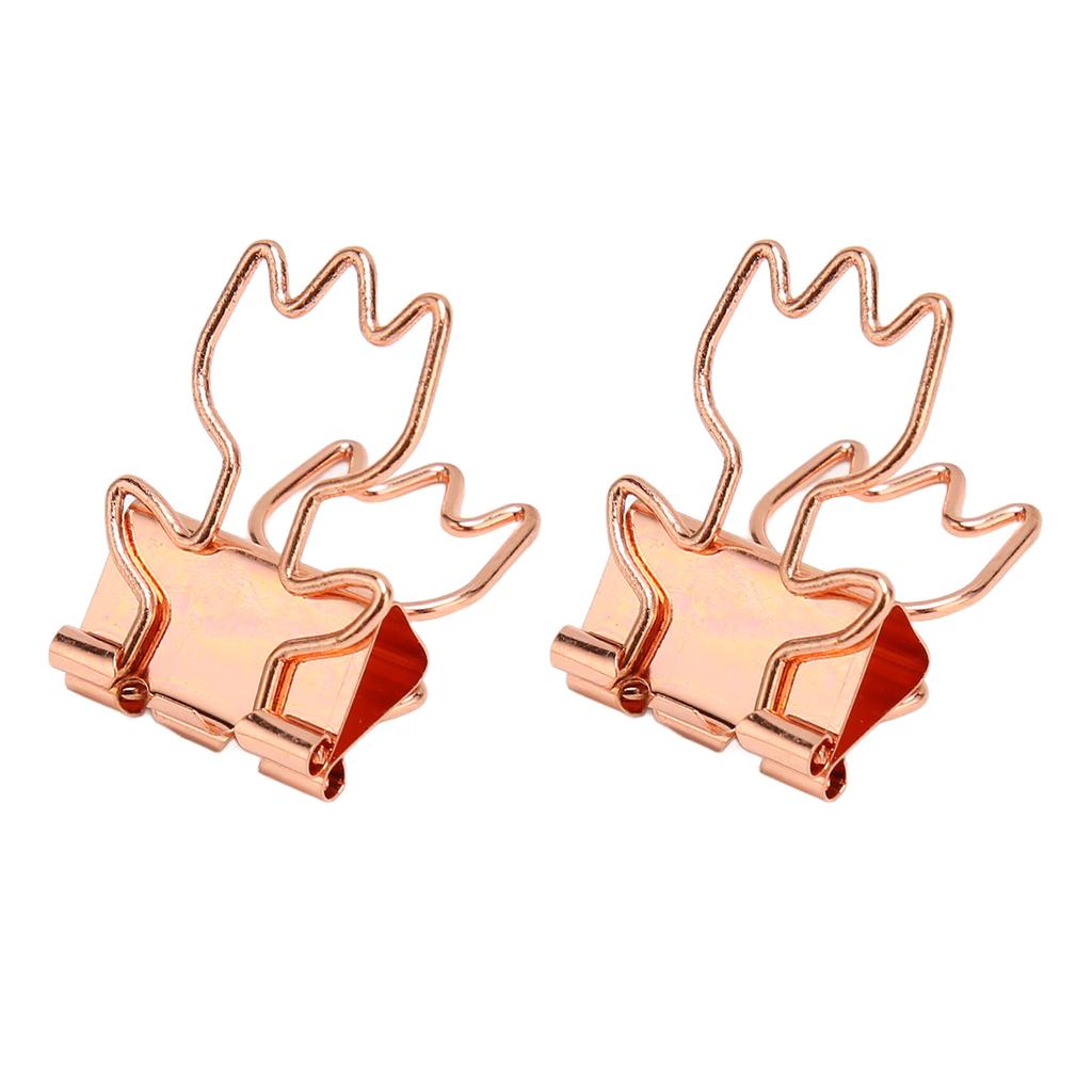 100 шт. золотые полые скрепки с длинным хвостом, красивые полые канцелярские моллюски в форме цветка