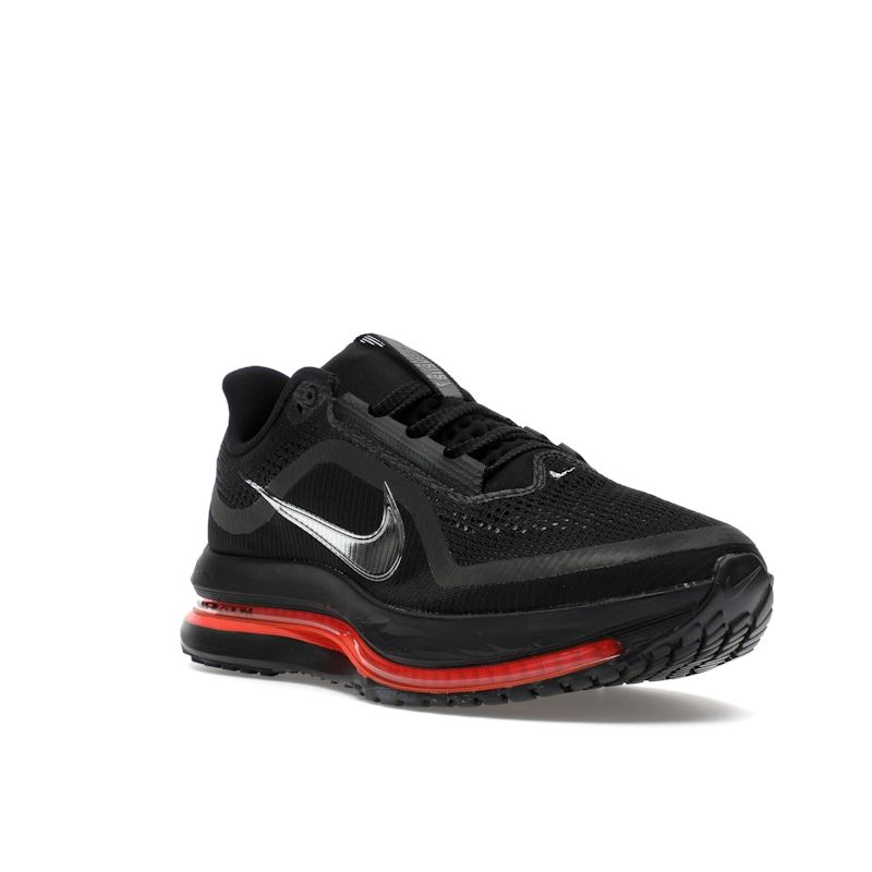 Nike Кроссовки Pegasus Premium Black Bright Crimson Unisex с металлическим серебристым оттенком HQ2592-003