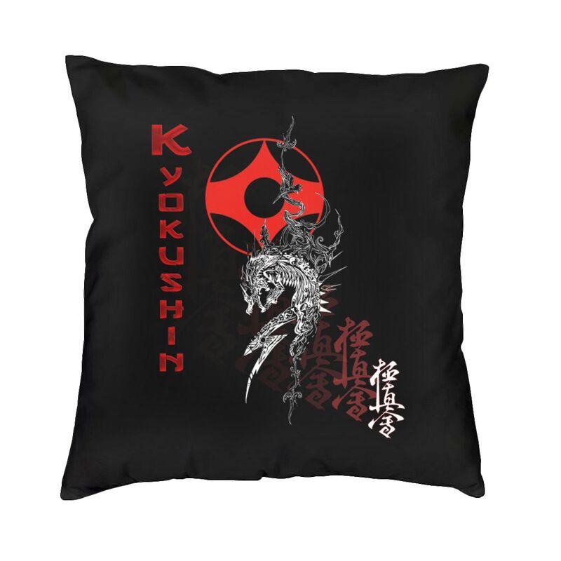 Vibrant Shotokan Karate Square Throw Pillow Case Home Decor 3D Two Side Print Cushion Cover for Living Room