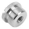 1/4 Female to 5/8 Male Screw Adapter   Anodizing Trtment Durbale Mic Thrd Adapter