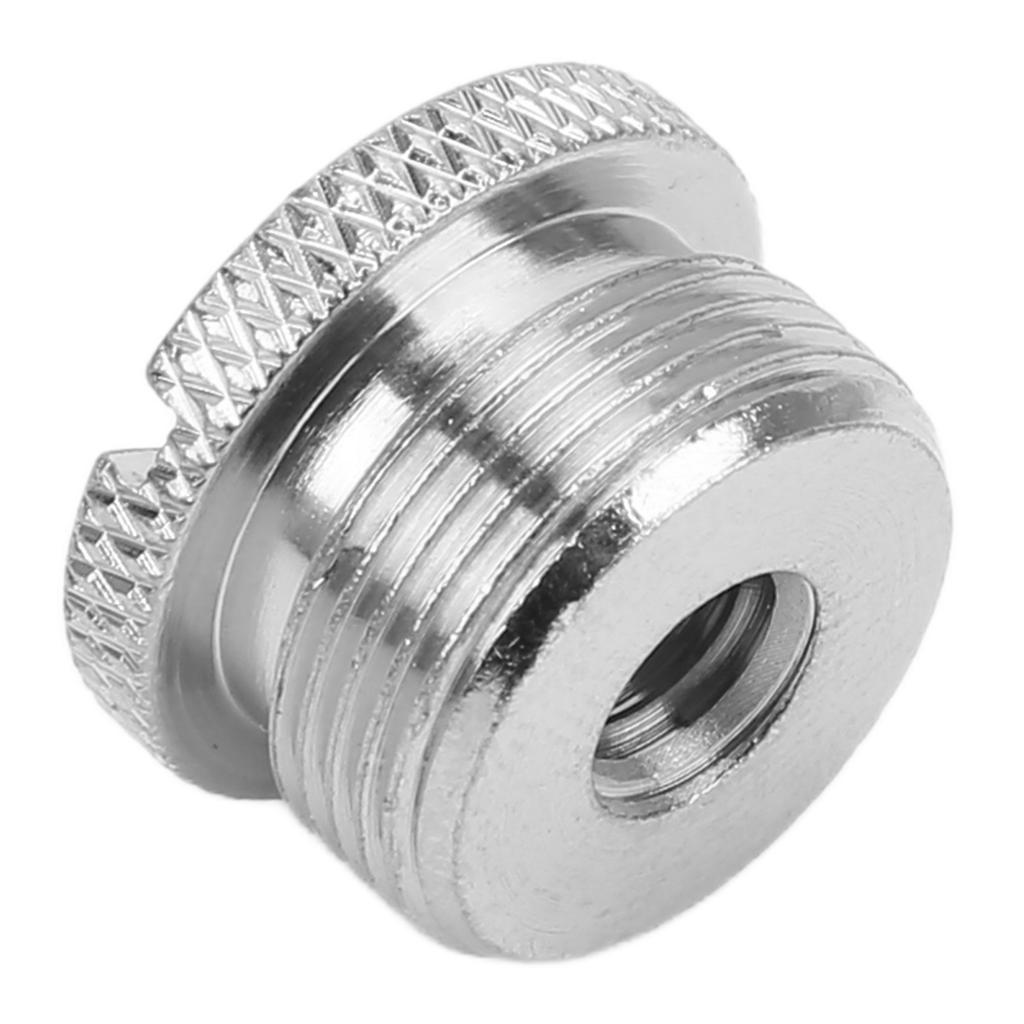 1/4 Female to 5/8 Male Screw Adapter Anodizing Trtment Durbale Mic Thrd Adapter