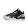 Кроссовки Air 3 Retro PS Green Glow Kids Black Wolf-Grey White DM0966-031
