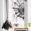 Halloween Decorat, Broken Web Spider Glass Stickers, Children's Room, Holiday Decorat, Window Decorat, Electrostatic Stickers, Party Decorat Stickers