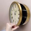 Wall Clock Creative Retro Decoration Clock Storage Insurance Jewelry Box Home Living Room Personality Clock