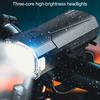 Bicycle Headlight Waterproof Modes Adjustable USB Rechargeable Universal MTB Road Mountain Bike Night Riding LED Front Lamp