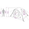 Instant Tent Olive Green 305 x 275 x 190 cm Polyester and Steel