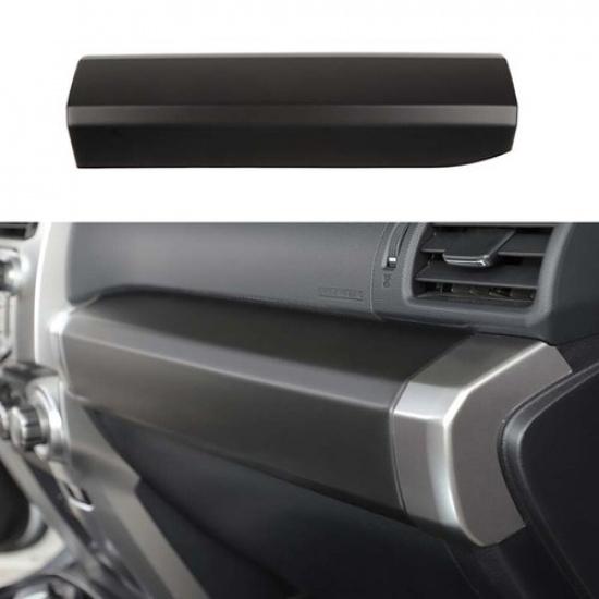 Matte Black Front Dash Co-Pilot Passenger Panel Trim Cover Strip For 4Runner 10+