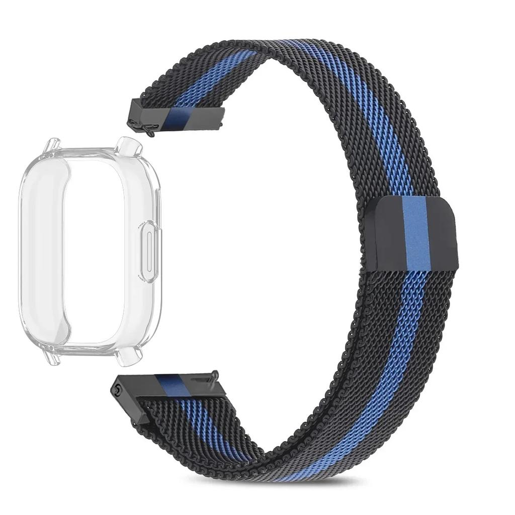 Чехол+Миланский ремешок Для Redmi Watch 5 Active Ремешок ТПУ Мягкий чехол Защитная пленка для экрана Для Redmi Watch 5 Lite Металлический Магнитный ремешок