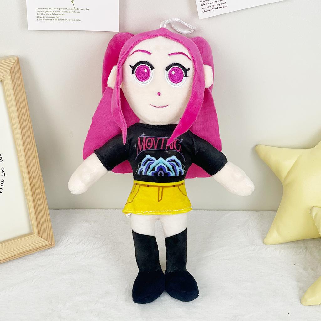 Новая трендовая плюшевая игрушка Kpop Охотники на демонов Руми Мира Зои Тигр Животное Мягкие игрушки Мальчишеская группа Аниме Фигурка Плюшевая игрушка Для фанатов Подарок