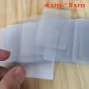 200PCS Plastic Blank Hang Tag for Bag Square PVC Cards for Clothing Round Transparent Swing Tags