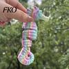 3D Printed Seahorse Toy Decoration, Articulated Figurine with Movable Joints, Colorful Sculpture Gradient Sea Animal Fidget for Stress Relief