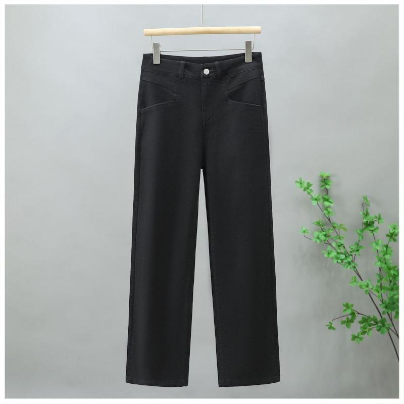 Женские бежевые джинсы с высокой талией и широкими штанинами, длина 9/10, повседневные джинсовые брюки