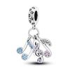 925 Sterling Silver Charms Beads Animal Hugging Pendant Dangle Fit Necklace Bracelet Gift Women Party 