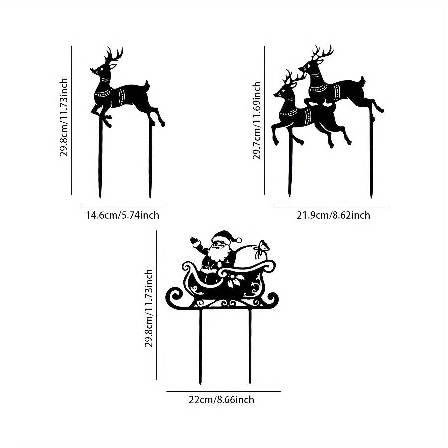 Знак-вставка в землю Металлический Крест для Садовой Декорации