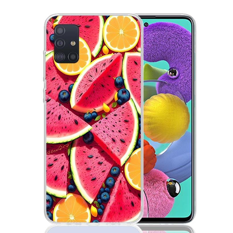 Watermelon Summer Fruit Phone Case for Samsung Galaxy A52 A51 A50S A12 A22 A32 A72 A10S A30S A31 A71 Note 20 Ultra 10 Plus S10 G