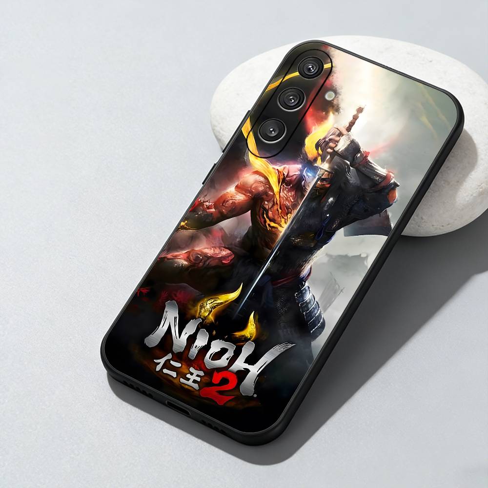 Игровой чехол N-Nioh Pritend для Samsung Galaxy A73, A72, A71, A70, A52, A51 и других. Мягкий черный чехол
