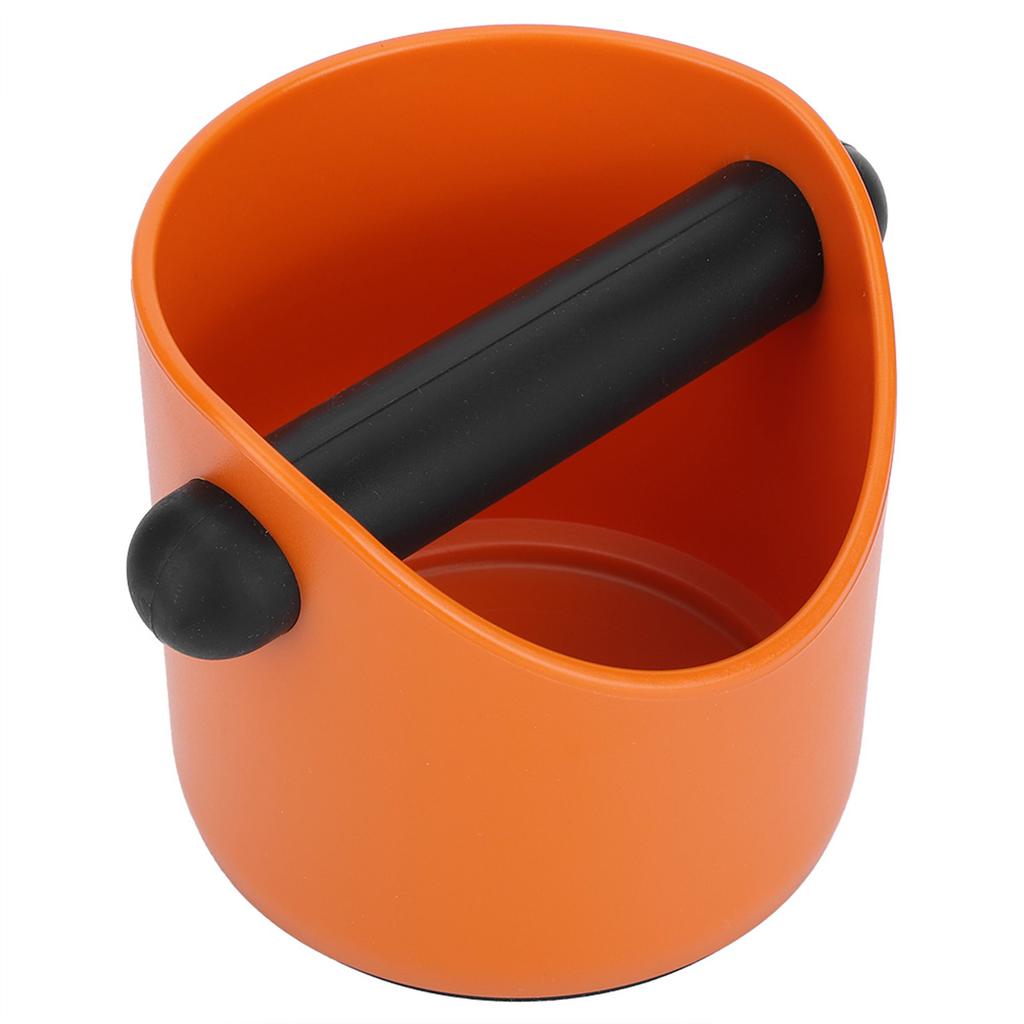 Мини-контейнер для кофейной гущи NonSlip Straight Port Household Grind Bucket Knock Bin Box(оранжевый )