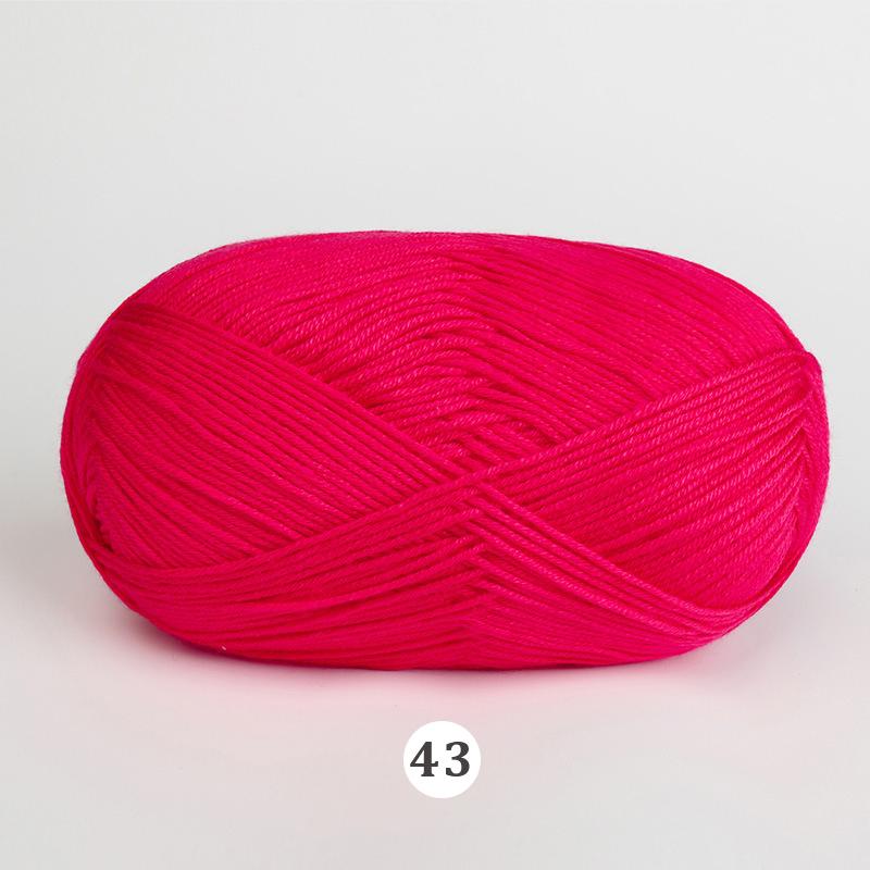 50g/Ball DIY Crochet Yarn Hand Woven Yarn Knitted Fabric Natural Bamboo Cotton Baby High Quality