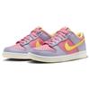 Nike Dunk Замшевые Спортивные Комфортные Прочные Дышащие Низкие Детские Кроссовки Детские кроссовки Фиолетовый Розовый DH9765-500