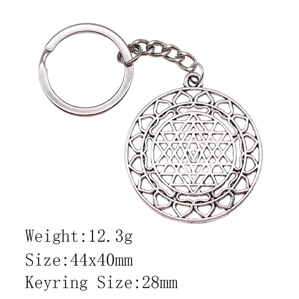 Новые поступления Брелок для ключей Женщина Цветок Жизни Брелок для ключей Biz Новинка в связках ключей