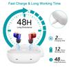 Invisible Digital Rechargeable Hearing Aids for Seniors Hearing Loss Hearing Amplifier with Noise Cancelling Hearing Aid with Charging Case