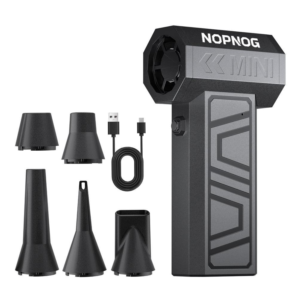 Cleaning Blower Tool Type-C Charging Electric Air Duster 5 Outlet Nozzles Portable 4 Gears Blowing Snow Turbo Jet Fan 130000RPM Car Fan