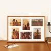Wooden Multi-Photo Frame 9 Grid DIY Wall Hanging Or Desktop Display Couples Friends Memories Modern Minimalist Home Decor
