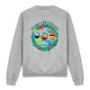 Sesame Street Unisex Adult Happy Holidays Elves Heather Christmas Sweatshirt
