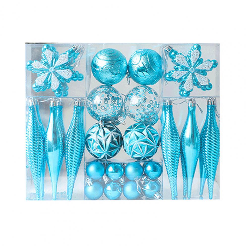 Restaurant Holiday Decor Festive Shatterproof Christmas Ornaments for Tree Decorations 40 Pcs Colored Hanging Balls for Parties