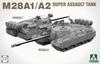 Takom Пластиковая модель сверхтяжелого штурмового танка TKO2210 1/35 M28A1/A2 (танк)