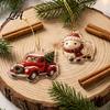 Коллекции ornaments для дома на праздники Рождество на ферме Адвент-календарь 24 шт. Акриловый 2D набор с деревенским амбаром Семейная традиция Дизайн животных для елки