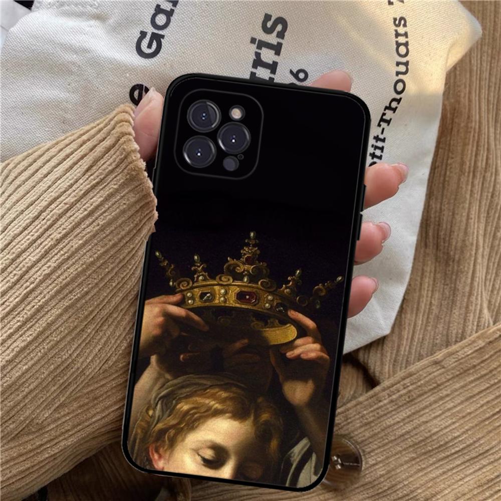 Искусство эпохи Возрождения Картина Чехол для телефона Для iPhone 15 14 11 12 13 Mini Pro XS Max Чехол 6 7 8 Plus X XR SE 2020 Funda Оболочка