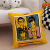 BBlur Band Cushion Cover Throw Pillow Cover Hidden Button Durable Polyester Chair Cushion
