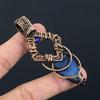 Lapis Lazuli Pendant Copper Wire Wrapped Pendant Lapis Lazuli Gemstone Pendant Jewelry Handmade Pendant Lapis Lazuli Jewelry Gift For Her