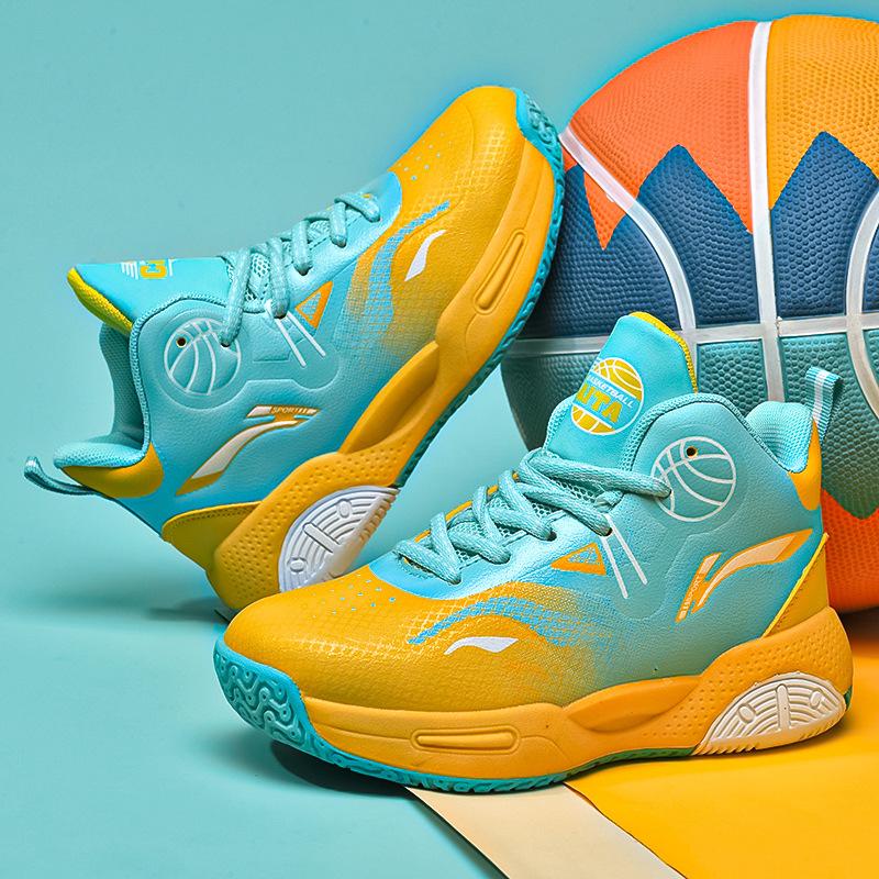 Износостойкие баскетбольные кроссовки спортивная кожаная обувь мальчики водонепроницаемые 2025 осень и зима реальный бой новые спортивные кроссовки для мальчиков подростков