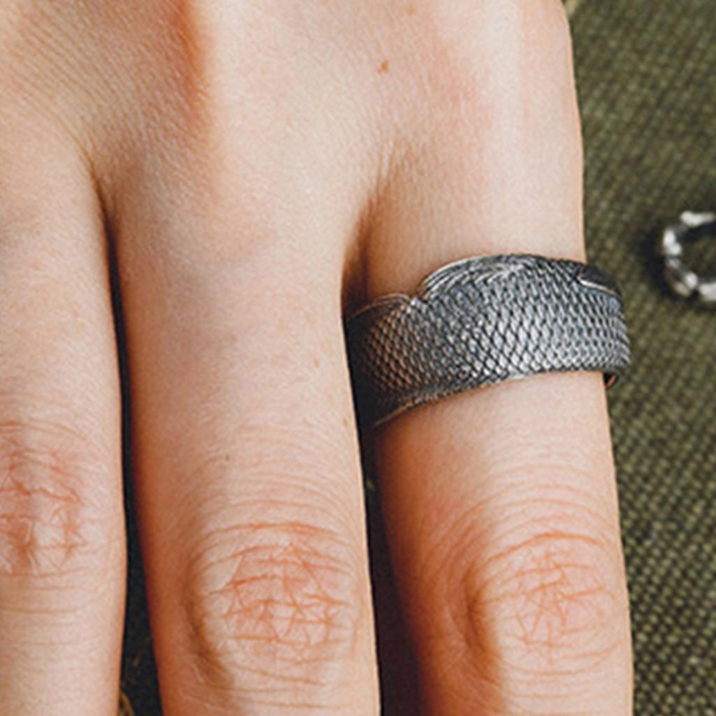 Adjustable Fish Shaped Rings Portable for Women Fashionable and Versatile Alloy Jewelry for Everyday Casual Wear