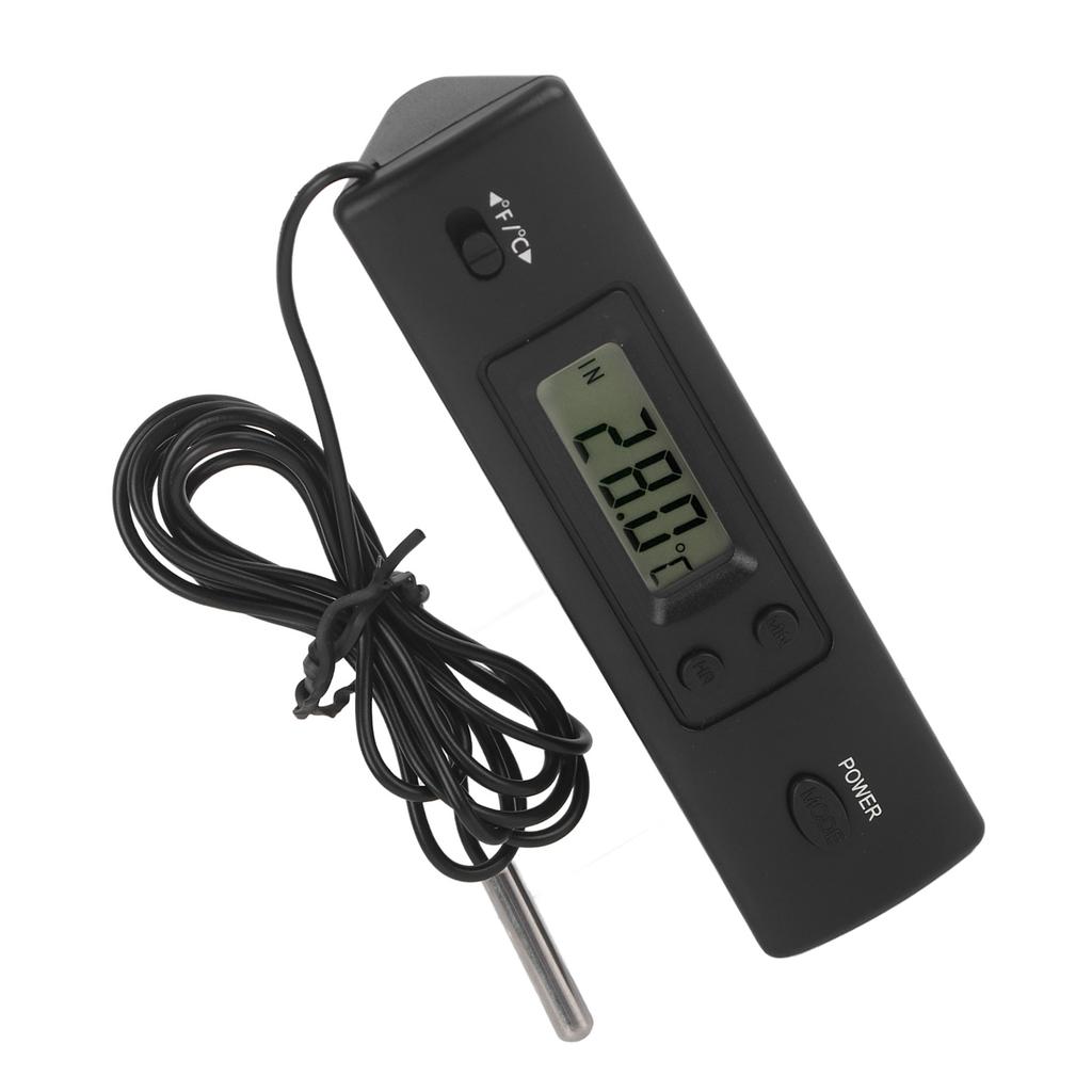 Electronic LCD Digital Temperature Meter Thermometer Probe Sensor Wired for Refrigerator