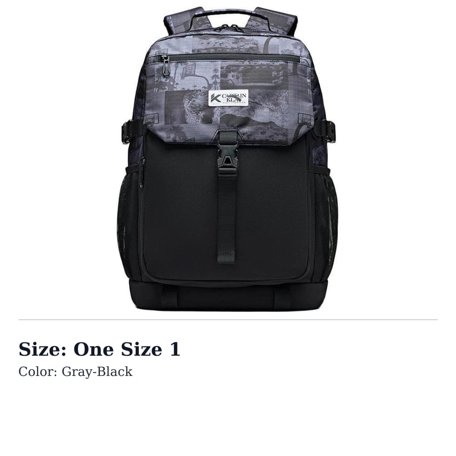 Anta Fabric Backpack Regular Unisex Gray Black 992451156R-1